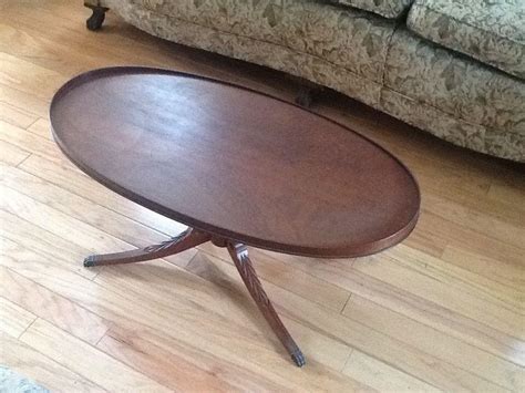 Duncan Phyfe Oval Coffee Table - Antique Oval Duncan Phyfe Coffee Table The Ligon Company ...