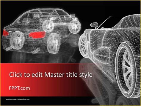 Automotive Powerpoint Templates Free Download Of Free 3d Car Mesh Powerpoint Template Free ...