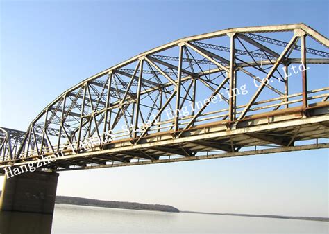 Surface Galvanized Anticorrosive Steel Truss Bridge Modern Design Frame Structure