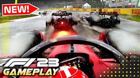 F1 23 Gameplay: HEAVY RAIN WET RACE! & Damage Model! New Rain Visual ...