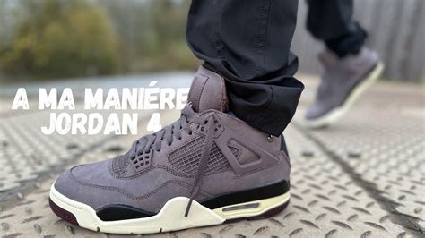 スコット A Ma Maniére × Air Jordan 4 Violet Ore コルテッツ - gcsindia.com