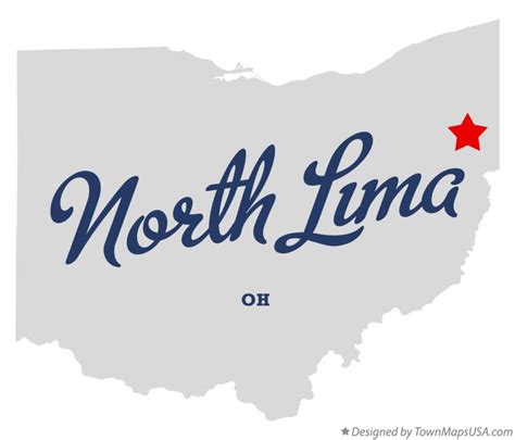 North Lima Ohio Map - Cristy Claudetta