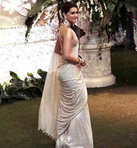 Kriti Sanon Saree Evening Wear Saree Indian Wedding Sarees - Etsy