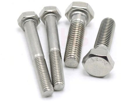 304 / 316 Stainless Steel Hexagon Head Cap Screw Partically Threaded ...