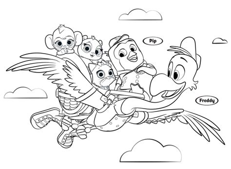 Characters from T.O.T.S Coloring Pages - Coloring Cool