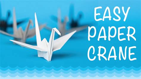 Origami ideas: Step By Step Easy Origami Paper Crane