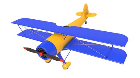 Biplane 3D Model - TurboSquid 2006116