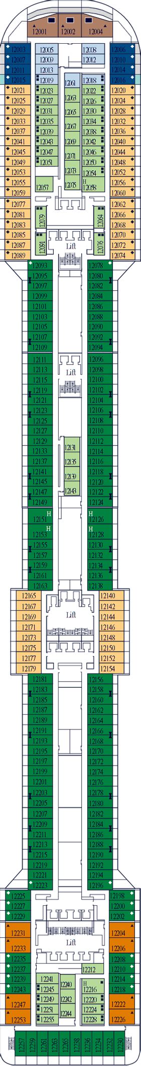 Msc Fantasia Deck Plan