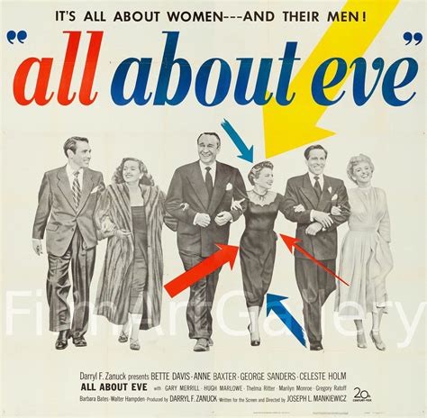 All About Eve Vintage U.S. Bette Davis Movie Poster