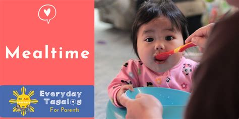 mealtime tagalog phrases | Fil-Am Learners