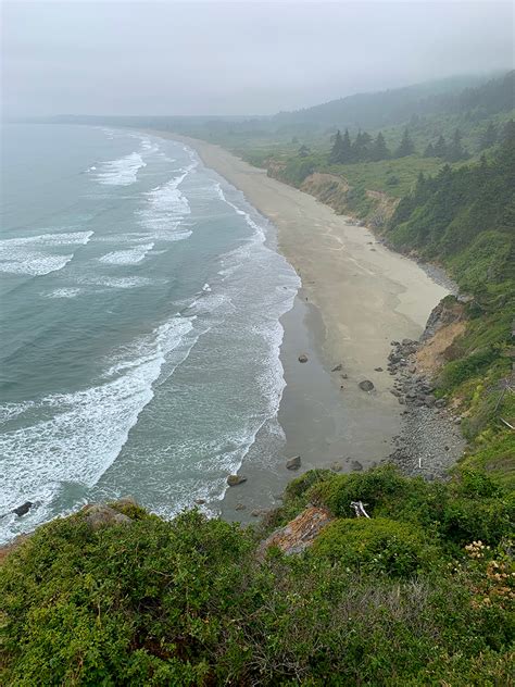 Crescent Beach And The Crescent Beach Overlook