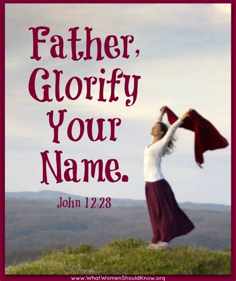 Father, Glorify Your Name | Christin Ditchfield