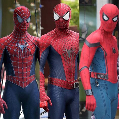 The Amazing Spider Man Suit Comparison