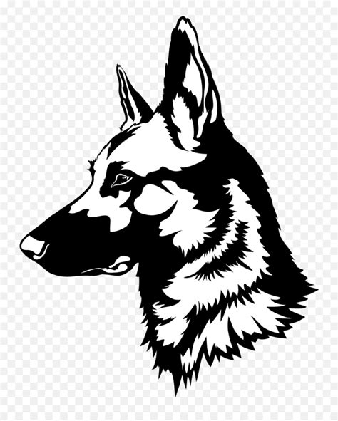 German Shepherd Dog Head Sticker - German Shepherd Face Belgian Malinois Decal Png,Dog Head Png ...