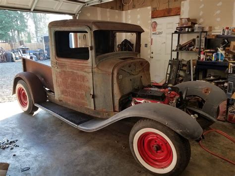 hot rod project 1934 Ford Pickup vintage @ Vintage trucks for sale