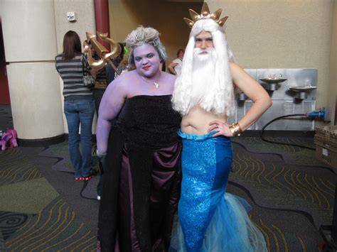 Ursula and King Triton at MegaCon 2012 by deadpool24 on DeviantArt