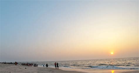 Sunset Alappuzha Beach - Travel Quotes Malayalam