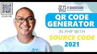 QR Code Generator in PHP with Source Code 2021 | Free Download | PHP Projects with Source Code 2021