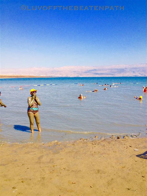 Mud bath in the Dead Sea #mudbath #deadsea #luvoffthebeatenpath # ...