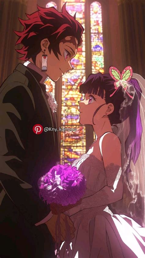 Kanao & Tanjiro wedding in 2024 | Demon king anime, Anime guys, Anime demon