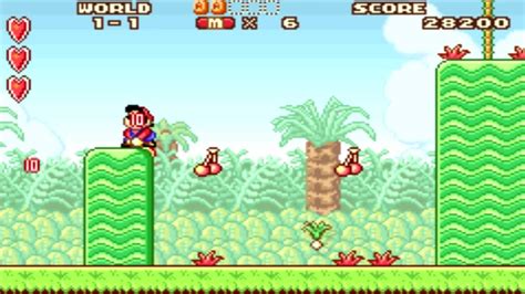 Super Mario Advance (GBA) Level 1-1 - YouTube