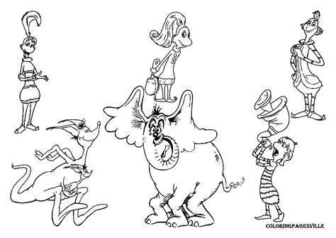 Whoville Characters Coloring Pages - Coloring Home