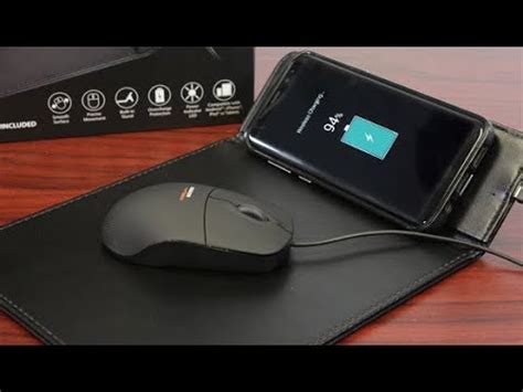 Wireless Charging Mouse Pad - Charge your iPhone and more... - YouTube