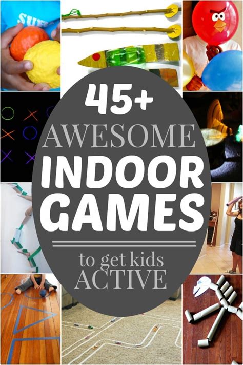 45 Active Indoor Games | Kids Activities Blog