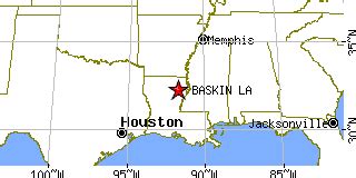 Baskin, Louisiana (LA) ~ population data, races, housing & economy