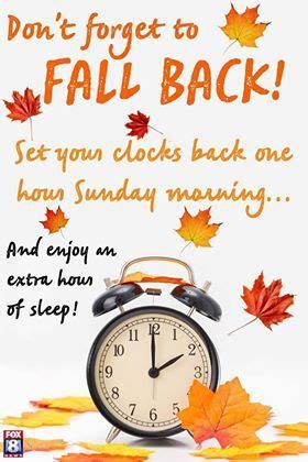 Don't Forget to Fall Back! Daylight Saving Time Ends Sunday