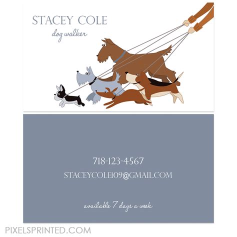 Dog walker business cards | Dog Sitting Biz Cards | Dogs, Can dogs eat, Cards