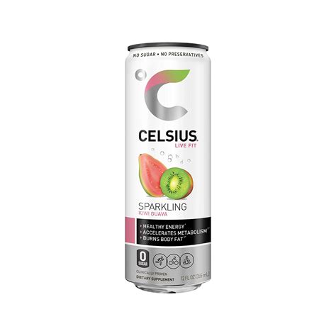 CELSIUS Sparkling Kiwi Guava Fitness Drink (12 oz.) | DAILY BREAD