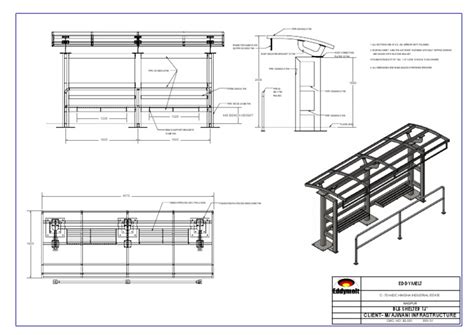 Bus Shelter Assembly 15' Revised-1 PDF | PDF | Screw | Tools