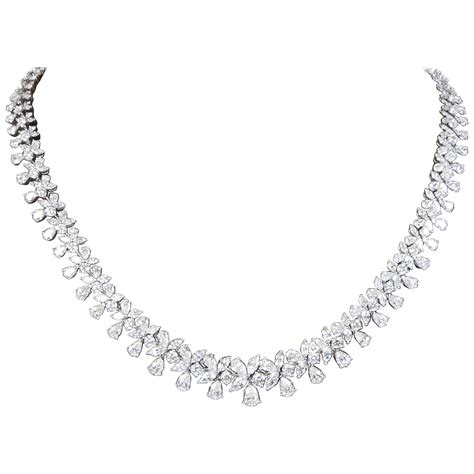 Classic 26 Carat Diamond Necklace For Sale at 1stDibs | diamond necklaces, diamond necklace sale ...