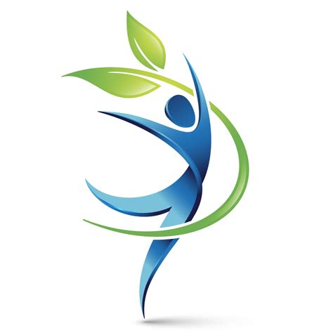 Health Wellness Symbol, Fitness Emblem, Wellbeing Icon Free PNG