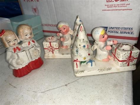 3 VINTAGE CERAMIC CHRISTMAS DECORATIONS | Live and Online Auctions on ...