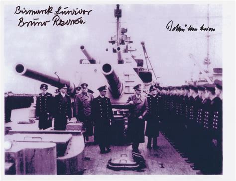 Lot - BATTLESHIP BISMARCK SURVIVORS