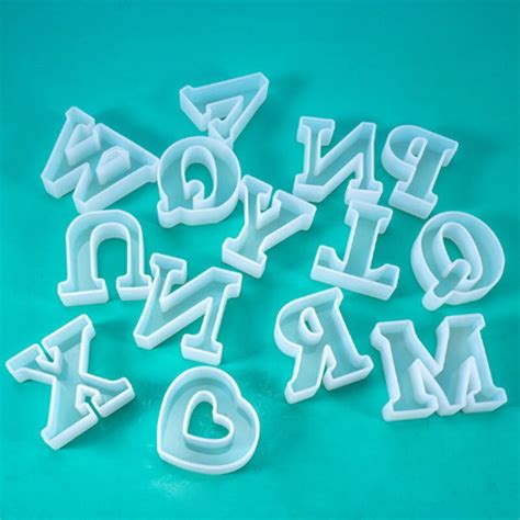 2.5'' Inch Alphabet Moldlarge Letter Silicone Mold - Etsy