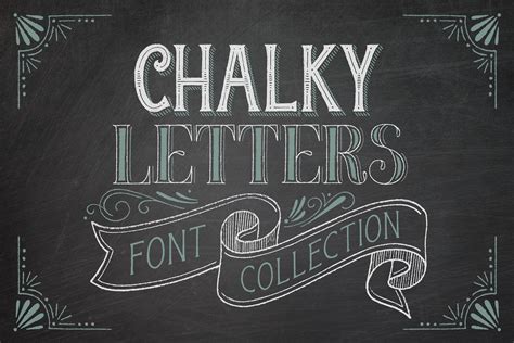 Chalky Letters font collection by Anastasia Dimitriadi on ...