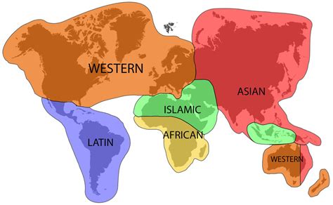 The Western World Map