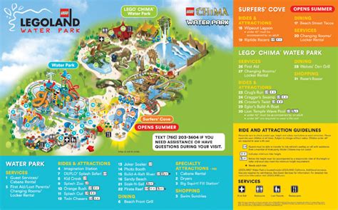 A Map Of Legoland California | Legoland California Resort; Carlsbad ...