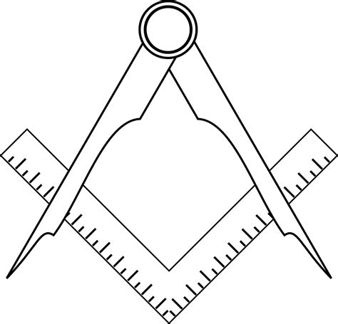 Masonic Square And Compass Png