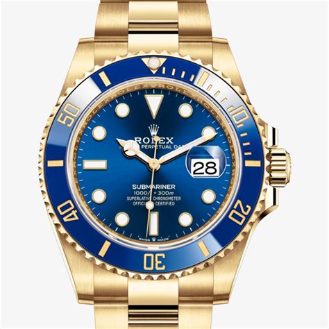 Rolex Submariner Oyster, 41 mm, yellow gold M126618LB-0002 | Submariner ...