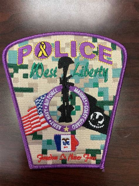 West Liberty Police Department to Support Veterans with New Patch Fundraiser | Discover Muscatine