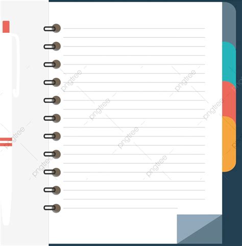 Notebooks Vector Art PNG, Notebook, Notebook Clipart, Illustration ...