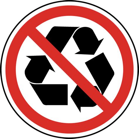 Not Recyclable Label - Claim Your 10% Discount