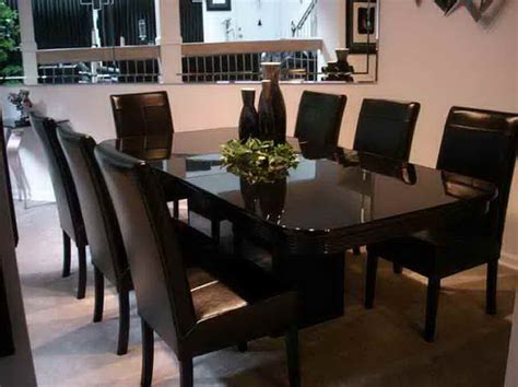 Black Leather Dining Room Chairs - Decor Ideas