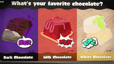 Dark, Milk & White Chocolate Splatfest winner - Splatoon 3 | Shacknews