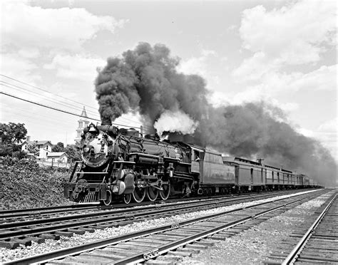 Southern Railway steam locomotive 4-6-2 1395 with Train 35 at Alexandria, Virginia on July 30 ...