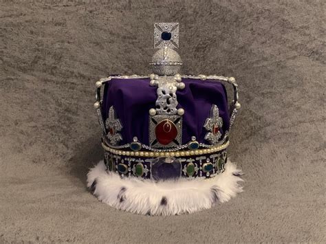 Queen Elizabeth Crown Replica State Imperial Crown 1:1 Scale - Etsy UK